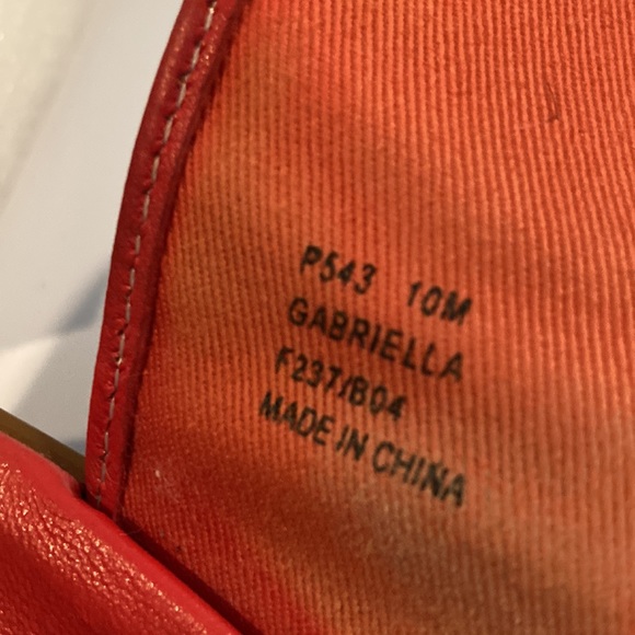 Coach Red & Pink/Raspberry Sandals Sz 10M - Picture 7 of 9